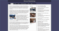 Desktop Screenshot of grovebookshop.com