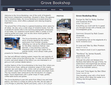 Tablet Screenshot of grovebookshop.com